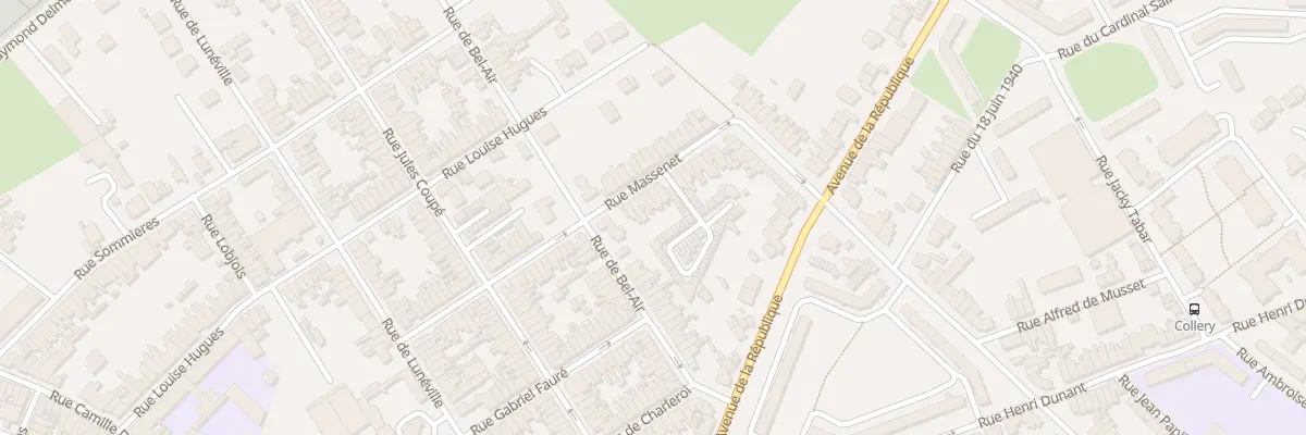 Plan du 38B Rue Massenet à Saint-Quentin