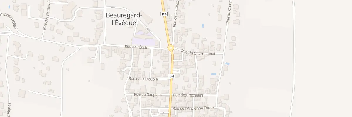 Plan du 50 Gr Grande Rue à Beauregard-l’Évêque