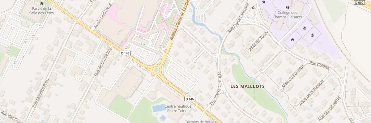 Plan du 10 Rue Doc Bonnecaze à Sens