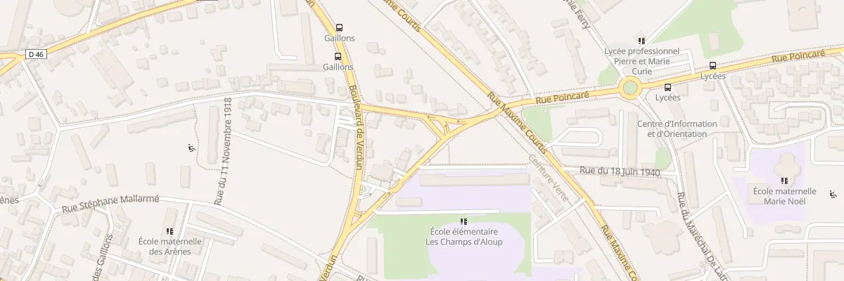 Plan du 47 Rue des Champs d’Aloup à Sens