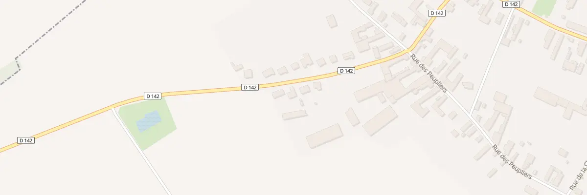 Plan du 11 Rue de Séranvillers à Wambaix