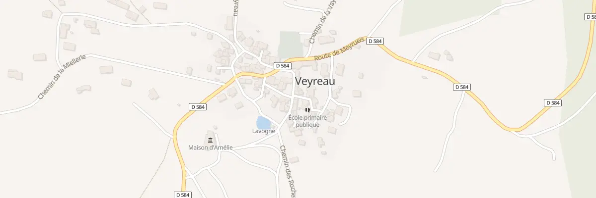 Plan du 5044 Veyreau à Veyreau