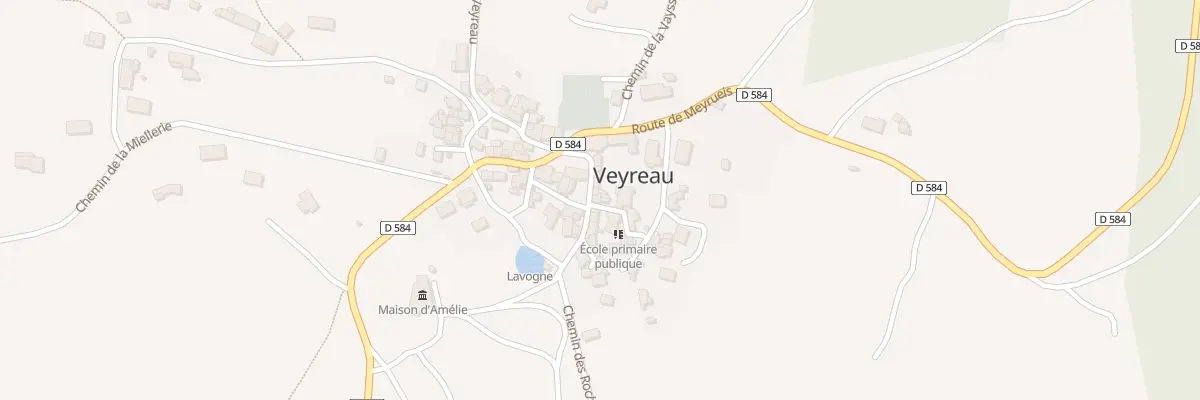 Plan du 5062 Veyreau à Veyreau