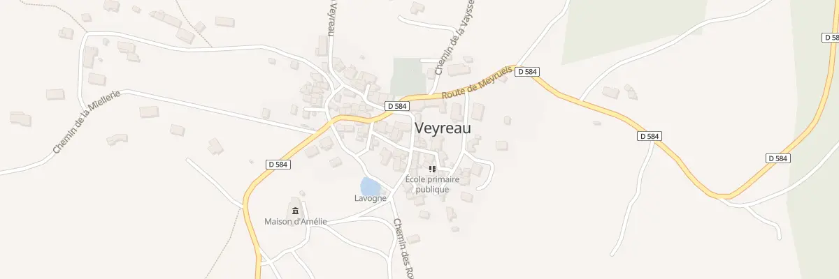 Plan du 5063 Veyreau à Veyreau
