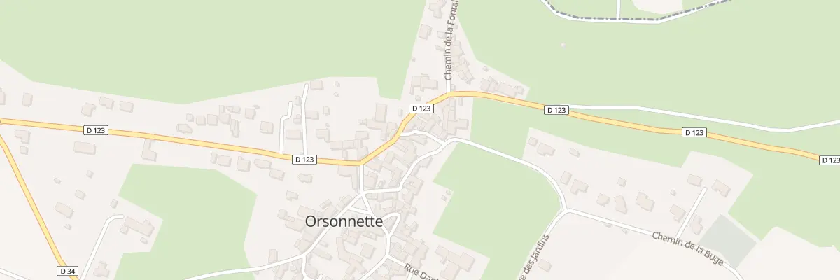 Plan du 11 Rue Pechaud à Nonette-Orsonnette