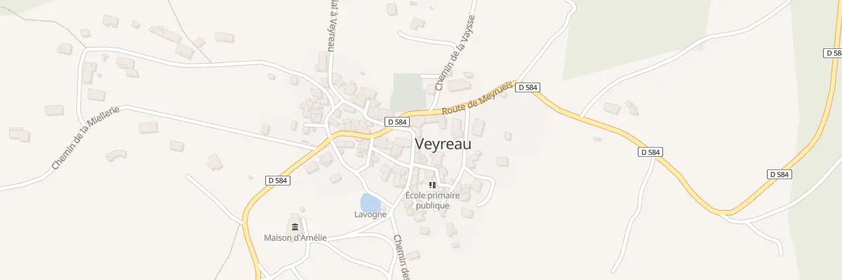 Plan du 5066 Veyreau à Veyreau