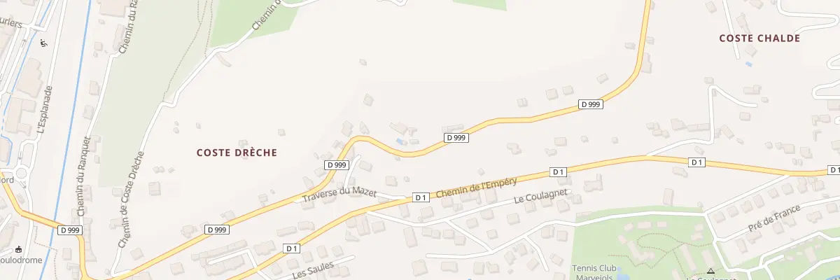 Plan du 21A Rte Mazet Nationale 599 à Marvejols