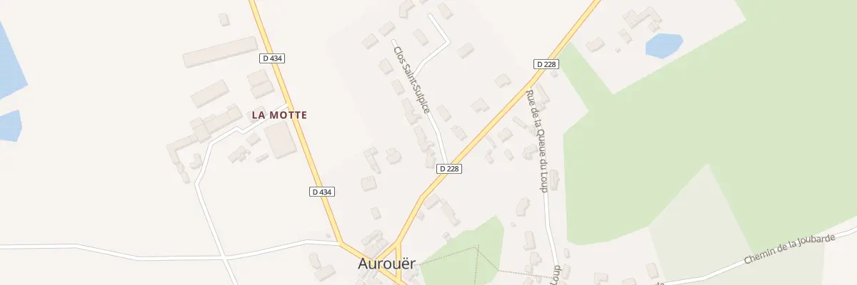Plan du 2 Clos Saint - Sulpice à Aurouër