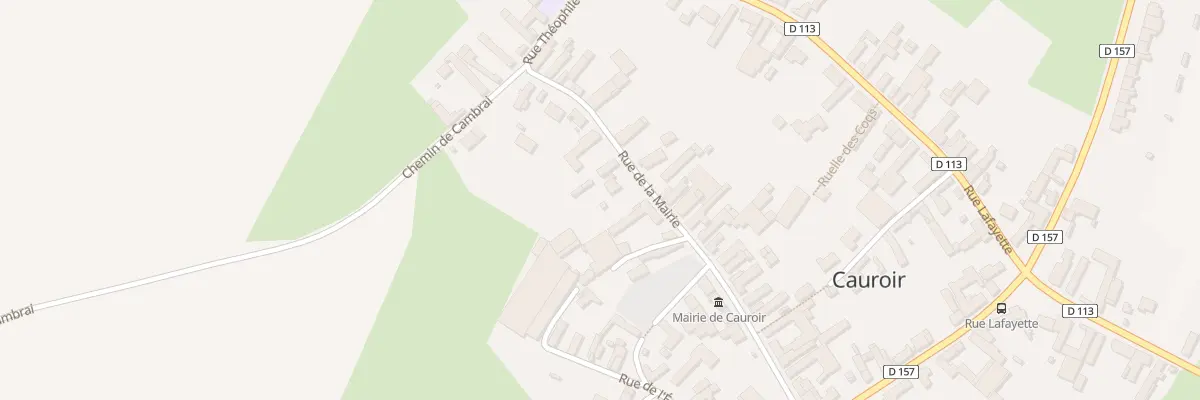 Plan du 13 Rue de la Mairie à Cauroir