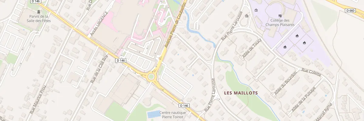 Plan du 8 Rue Doc Bonnecaze à Sens