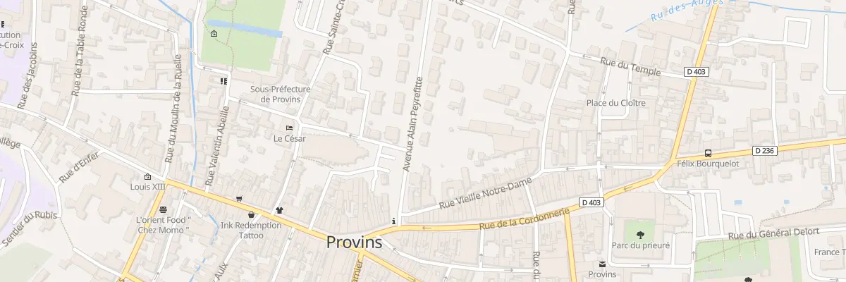 Plan du 10 Av Alain Peyrefitte à Provins