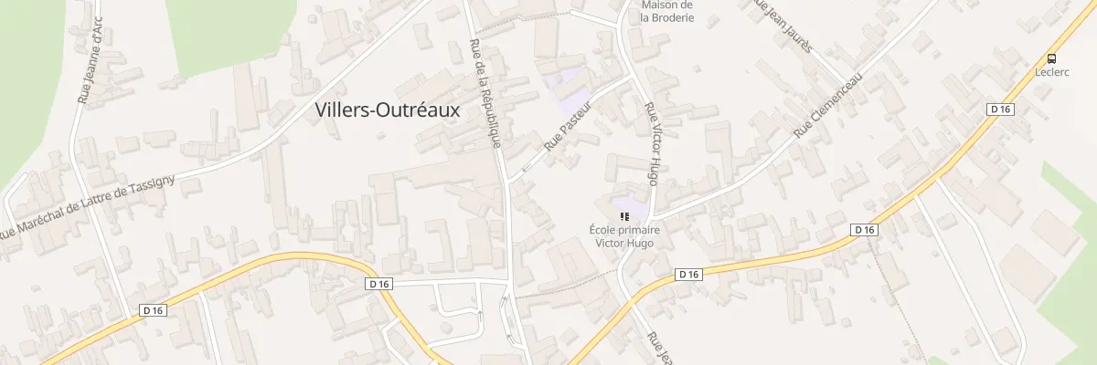 Plan du 4 Rue de la République à Villers-Outréaux