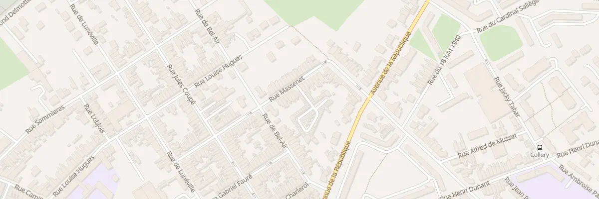 Plan du 44 Rue Massenet à Saint-Quentin