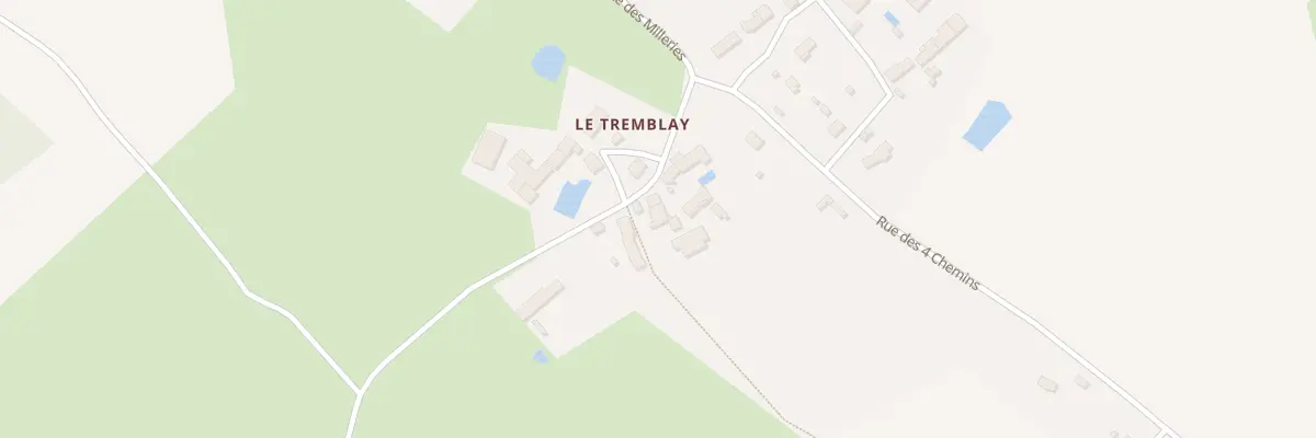 Plan du 13 Le Tremblay à Fontenoy