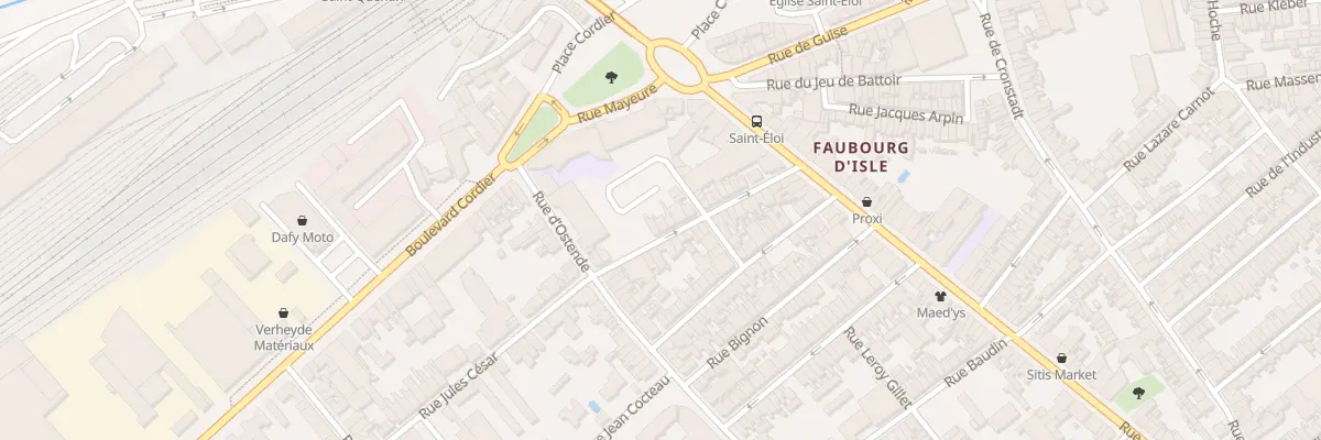 Plan du 30 Rue Jules César à Saint-Quentin
