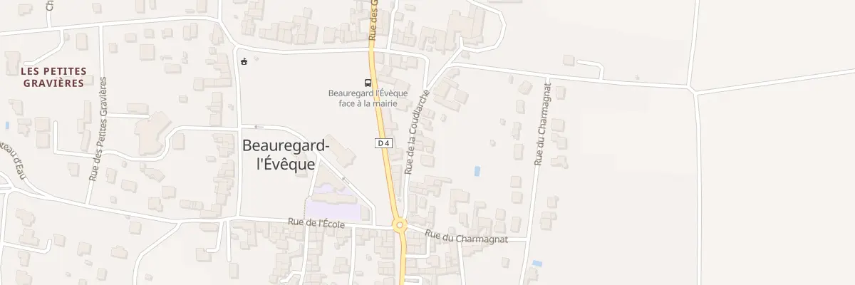 Plan du 14 Rue de la Coudiarche à Beauregard-l’Évêque