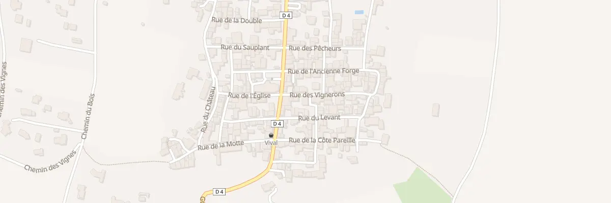 Plan du 25 Rue des Roseaux à Beauregard-l’Évêque