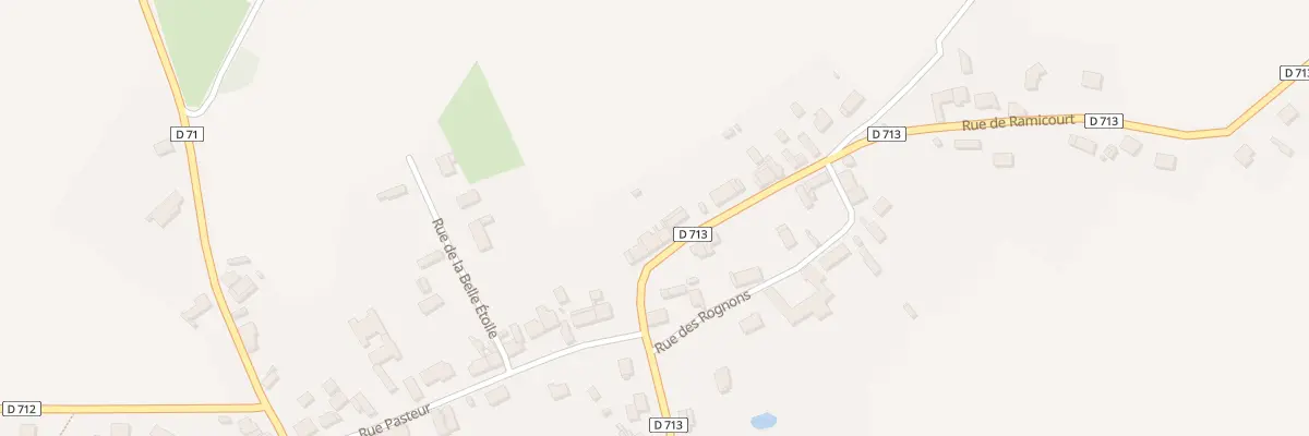 Plan du 22 Rue de Ramicourt à Joncourt