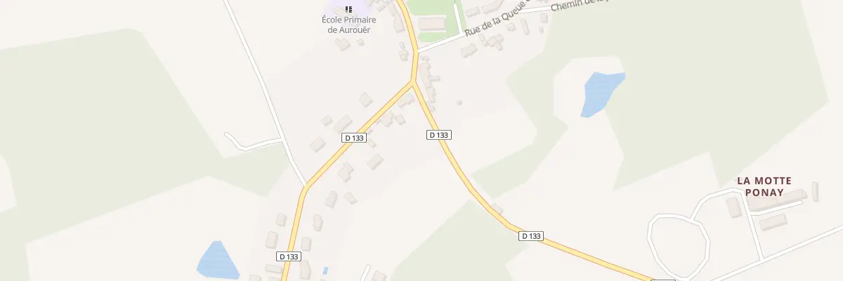 Plan du 1 Rte de Villeneuve à Aurouër