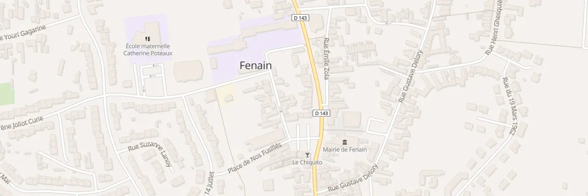 Plan du 4T Rue Irene Joliot Curie à Fenain