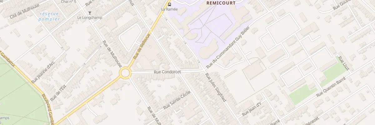 Plan du 19 Rue Condorcet à Saint-Quentin