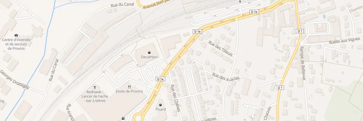 Plan du 2 Sq des Futaies à Provins