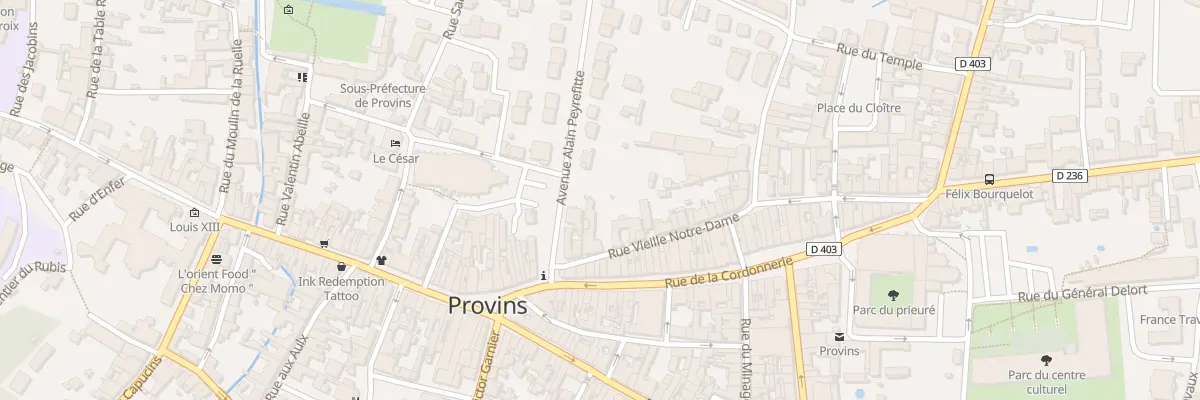 Plan du 5 Rue Vieille Notre Dame à Provins