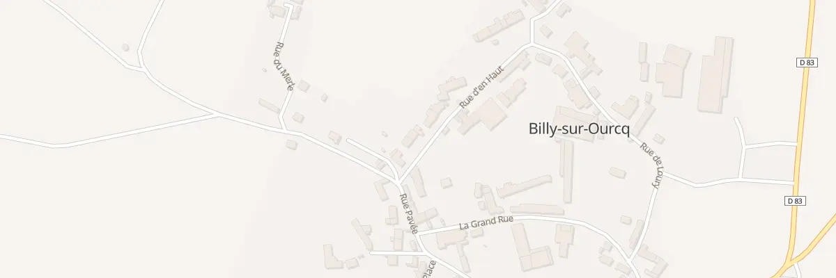 Plan du 5 Rue d’En Haut à Billy-sur-Ourcq