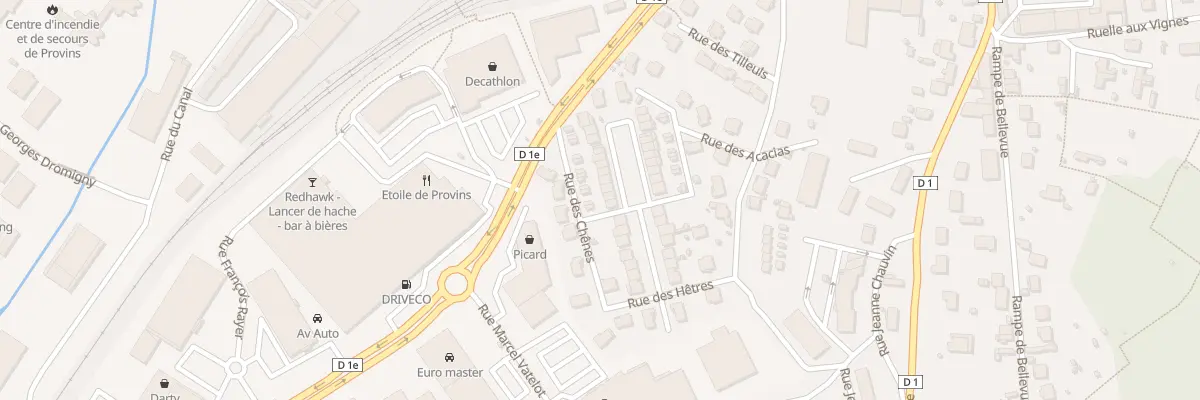 Plan du 20 Sq des Futaies à Provins