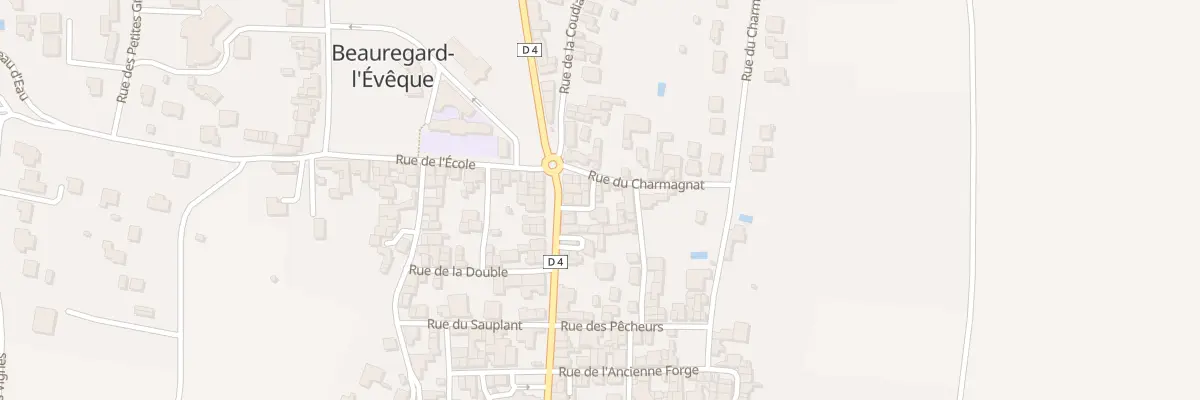 Plan du 5314 Gr Grande Rue à Beauregard-l’Évêque