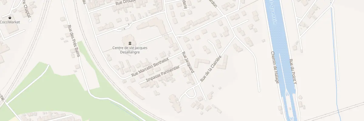 Plan du 68 Rue Jacquard à Tergnier