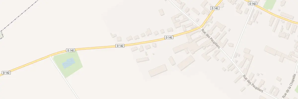 Plan du 9 Rue de Séranvillers à Wambaix