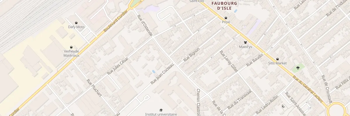 Plan du 37B Rue d’Ostende à Saint-Quentin