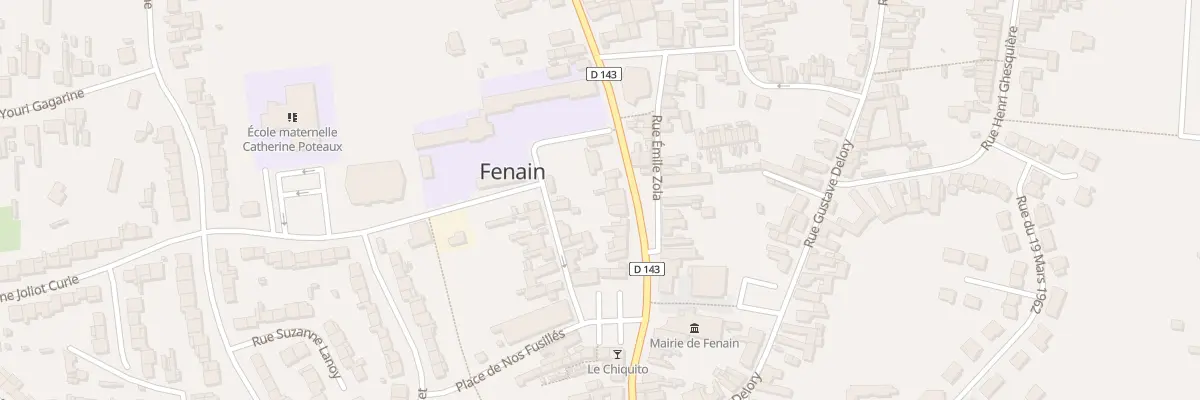 Plan du 3 Rue Jules Guesde à Fenain