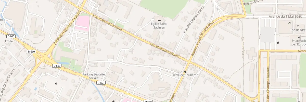 Plan du 154 Rue d’Alsace-lorraine à Sens