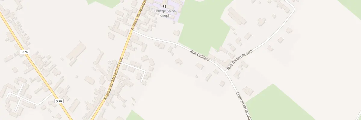 Plan du 2B Rue Gallieni à Villers-Outréaux