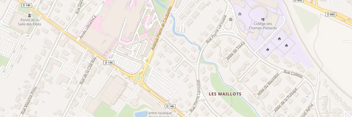 Plan du 6 Rue Doc Bonnecaze à Sens