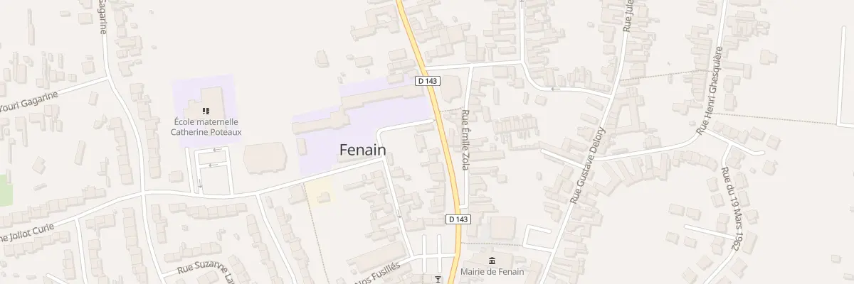 Plan du 7 Rue Jules Guesde à Fenain