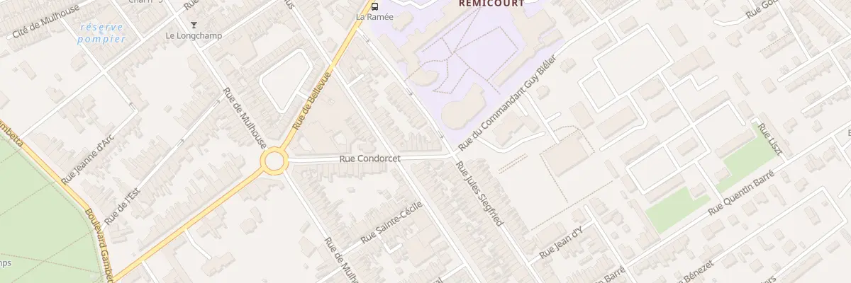 Plan du 23 Rue Condorcet à Saint-Quentin