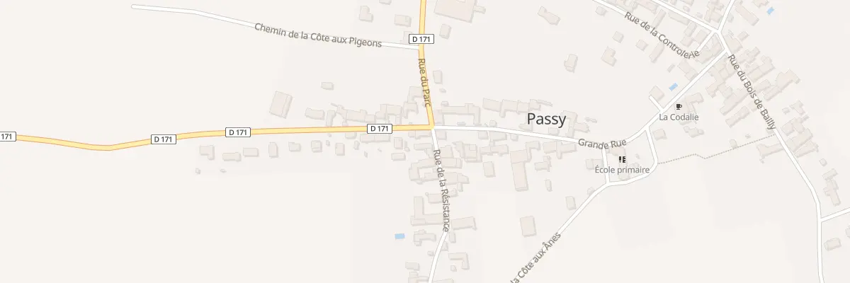 Plan du 4 Rue de la Résistance à Passy