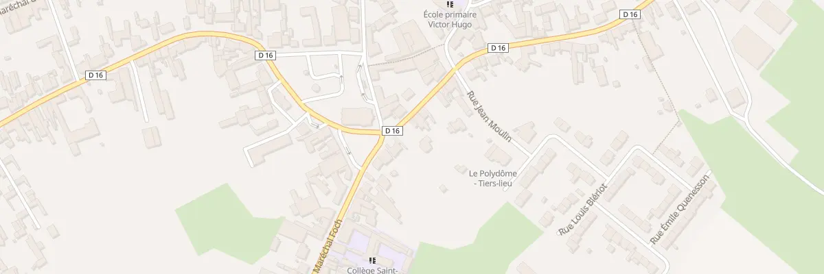 Plan du 2 Rue du Général Leclerc à Villers-Outréaux