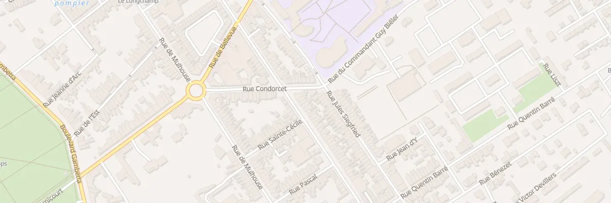 Plan du 75 Rue Pierre Ramus à Saint-Quentin