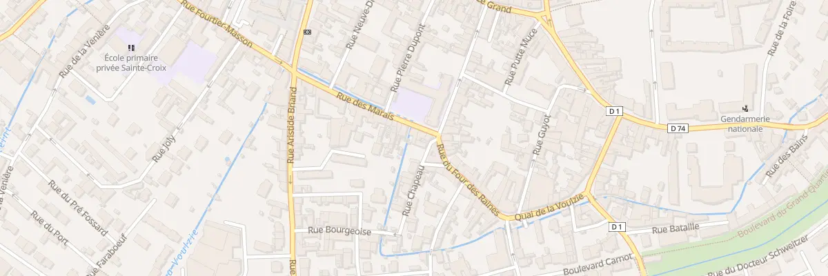 Plan du 5 Rue des Marais à Provins