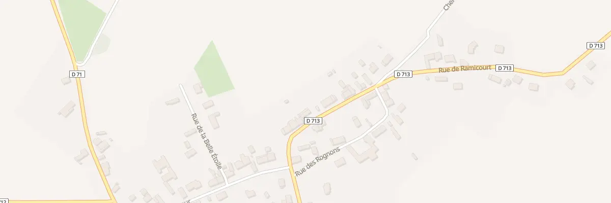 Plan du 20 Rue de Ramicourt à Joncourt