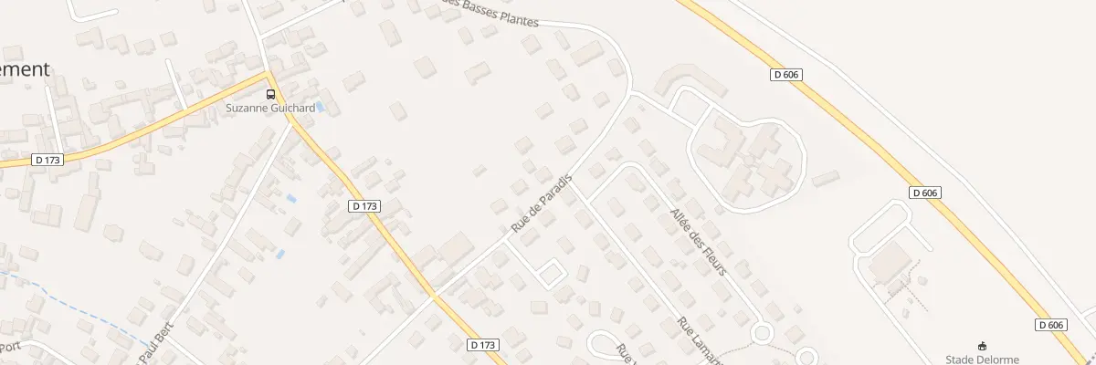 Plan du 9B Rue de Paradis à Saint-Clément