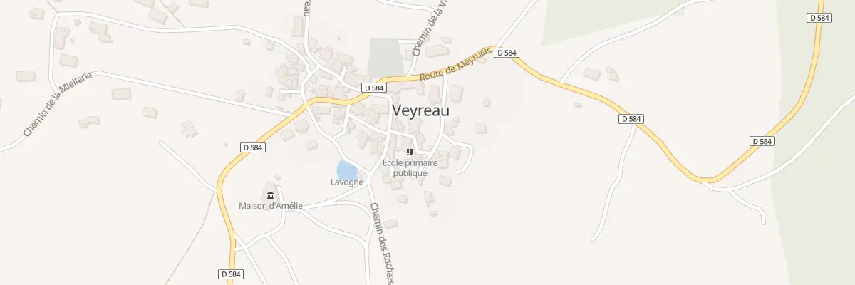 Plan du 5057 Veyreau à Veyreau