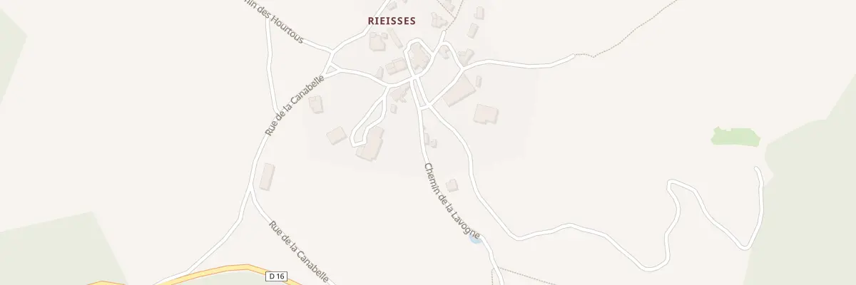 Plan du 5254 Rieisses à La Malène