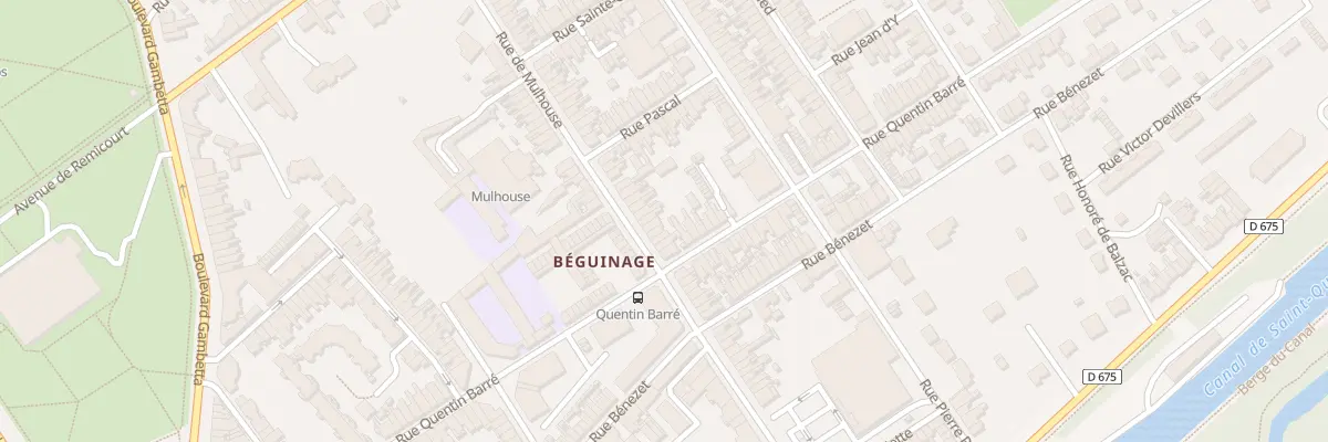 Plan du 117 Rue de Mulhouse à Saint-Quentin