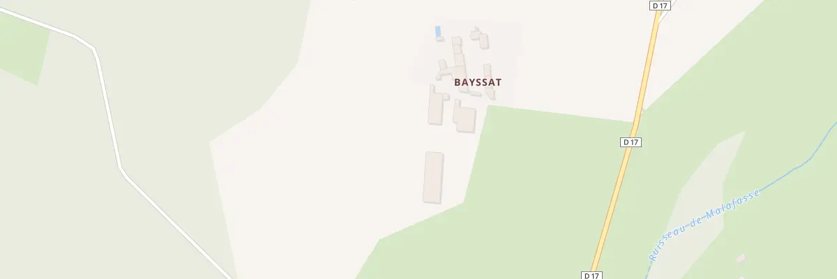 Plan du 6 Bayssat à Saint-Beauzire