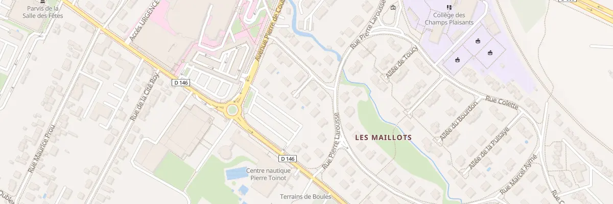 Plan du 14 Rue Doc Bonnecaze à Sens